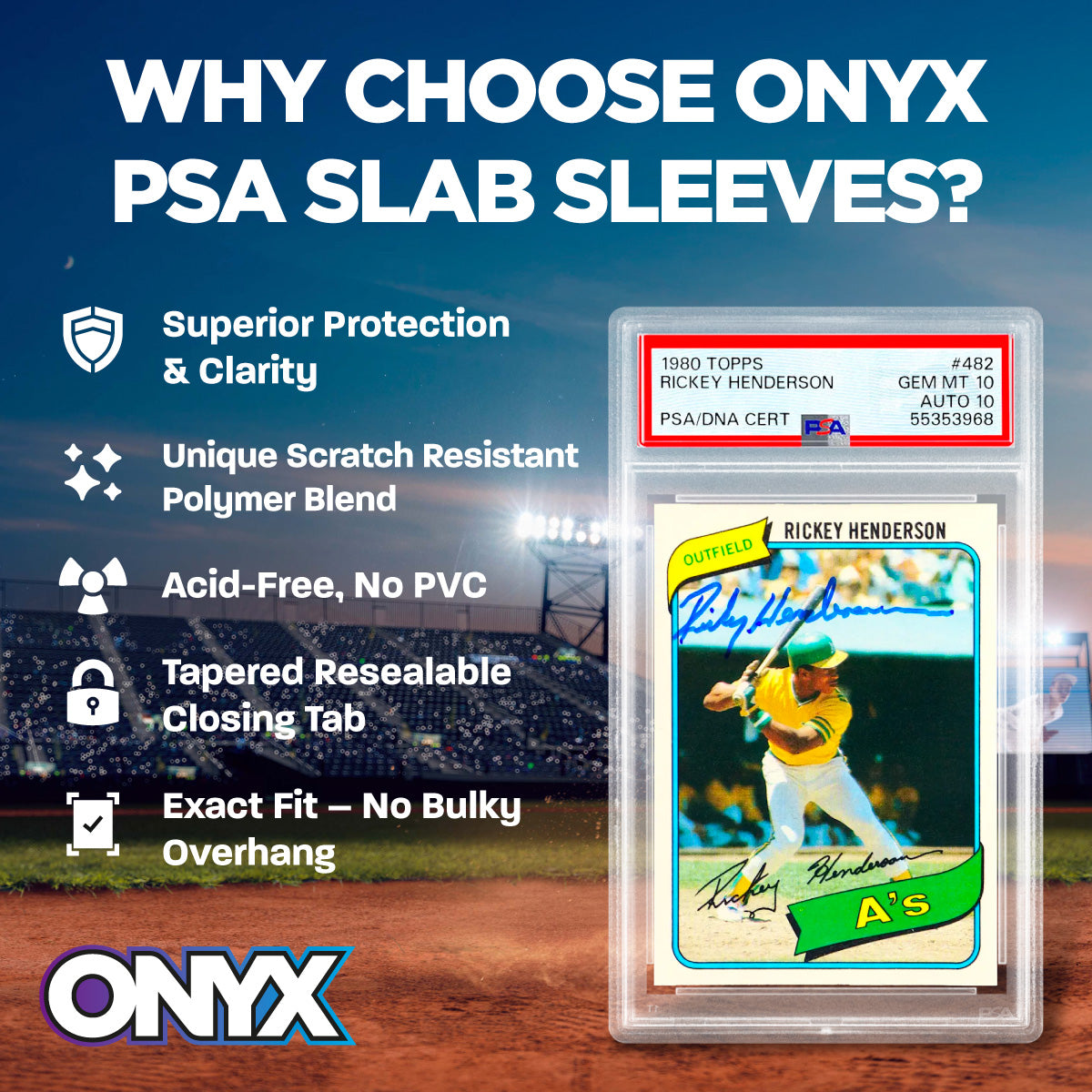 100 PSA Slab Sleeves