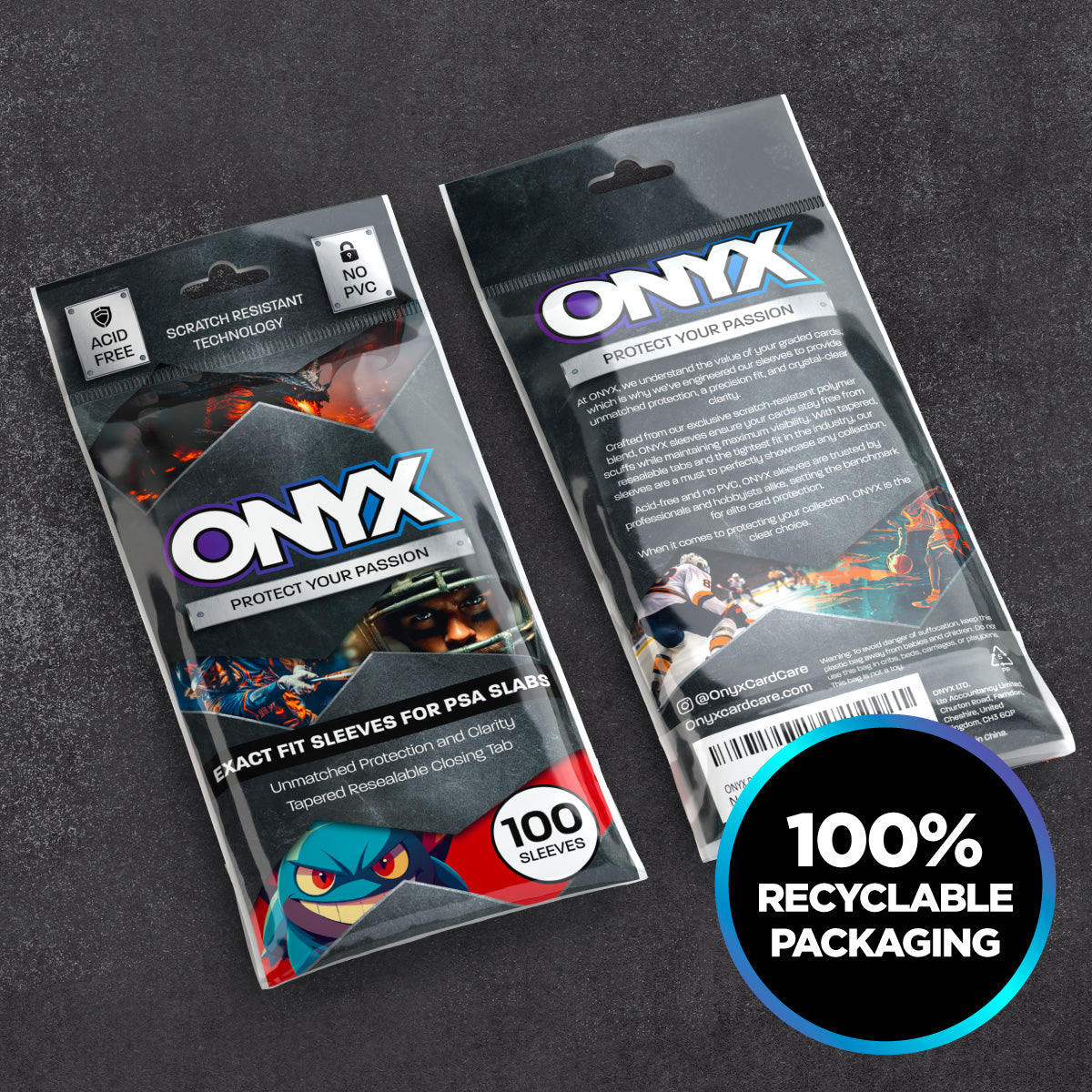 100 PSA Slab Sleeves